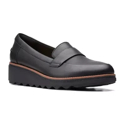 Clarks Sharon Gracie Womens Round Closed Toe Loafers
