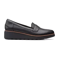 Clarks Sharon Gracie Womens Round Closed Toe Loafers