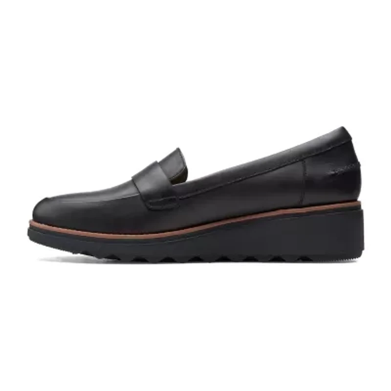 Clarks Sharon Gracie Womens Round Closed Toe Loafers