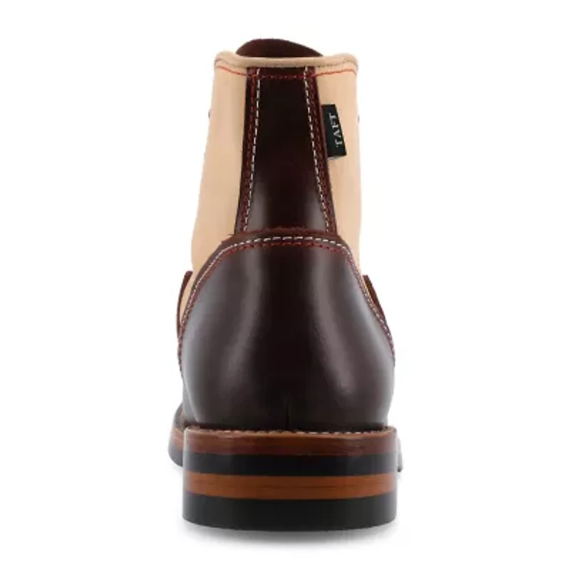 Taft 365 Mens M007 Stacked Heel Lace-Up Boots