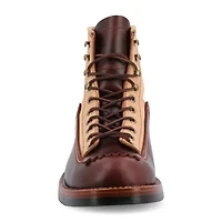 Taft 365 Mens M007 Stacked Heel Lace-Up Boots