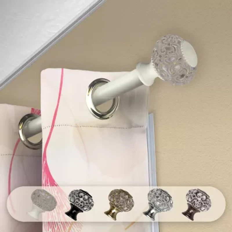 Rod Desyne Elsie 1 Adjustable Curtain