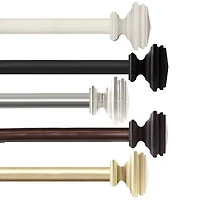 Rod Desyne Bedpost 1 Adjustable Curtain