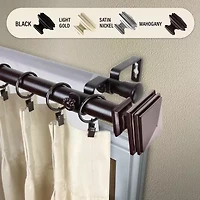 Rod Desyne Bedpost Double Curtain