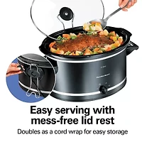 Hamilton Beach® 8-qt. Oval Slow Cooker + Lid Rest