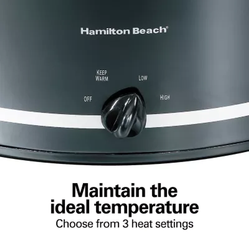 Hamilton Beach® 8-qt. Oval Slow Cooker + Lid Rest