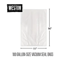 Weston 11" x 16" Vacuum Sealer Bag  100 Count