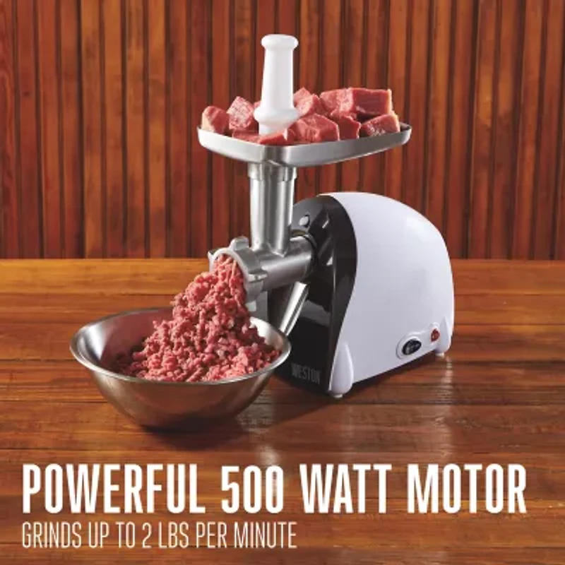 Weston 500-Watt no.5 Electric Grinder and Sausage Stuffer