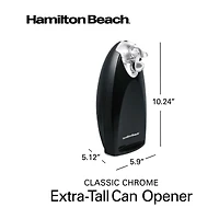 Hamilton Beach® Classic Chrome Extra-Tall Can Opener