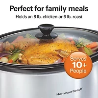 Hamilton Beach® 8 Qt Stainless Steel Slow Cooker