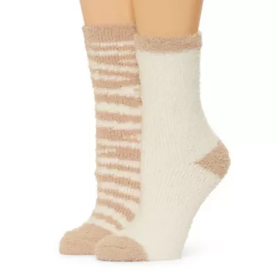 Mixit Cozy Womens 2 Pair Crew Socks