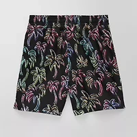 Thereabouts Little & Big Kid Boys Palm Above The Knee Swim Trunks