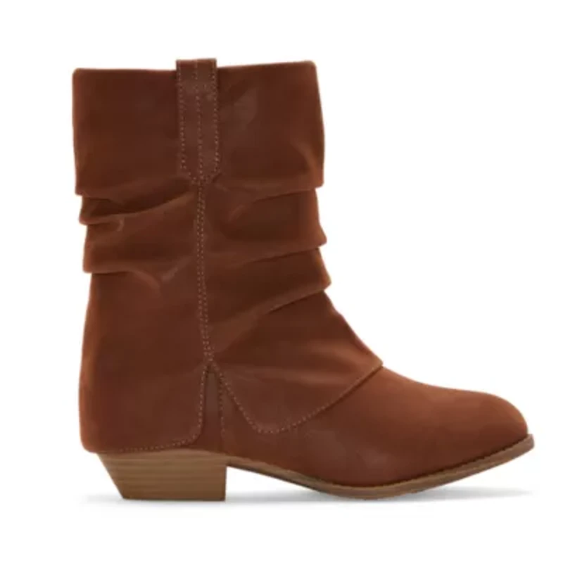 Thereabouts Little & Big Kid Girls Sloan Flat Heel Slouch Boots