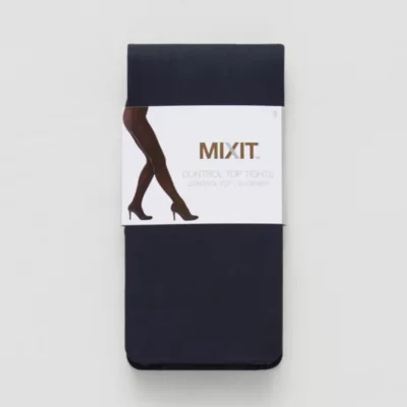 Mixit Womens Opaque Medium Support Plus Tights