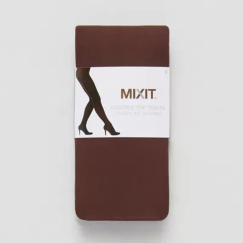 Mixit Womens Opaque Medium Support Plus Tights