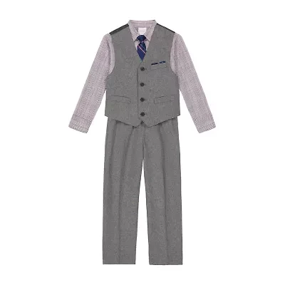 Van Heusen Little & Big Kid Boys 4-pc. Suit Set