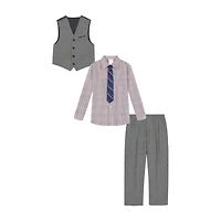 Van Heusen Little & Big Kid Boys 4-pc. Suit Set