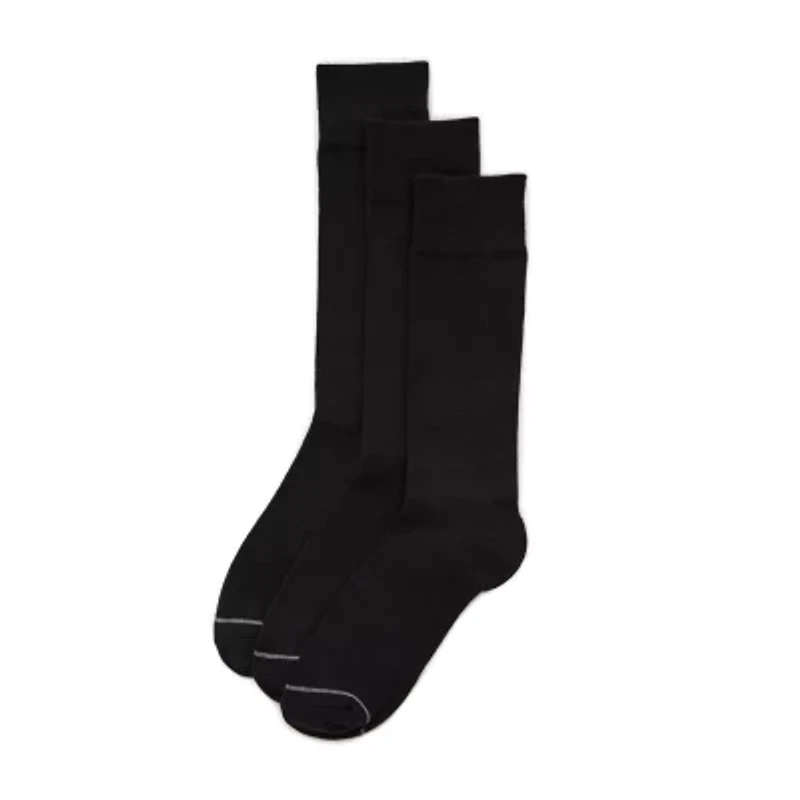 Stafford Super Soft Lux Mens 3 Pair Crew Socks