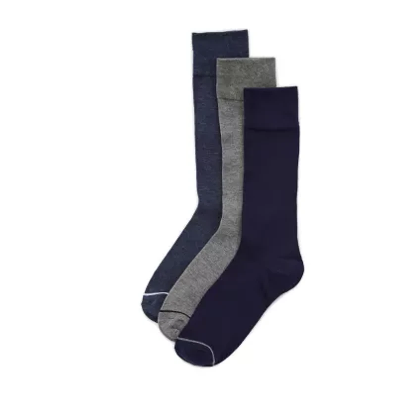Stafford Super Soft Lux Mens 3 Pair Crew Socks