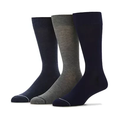 Stafford Super Soft Lux Mens 3 Pair Crew Socks