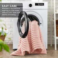 510 Design Avril Fluffy Ribbed Plush Midweight Comforter Set