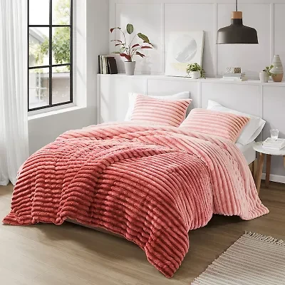 510 Design Avril Fluffy Ribbed Plush Midweight Comforter Set
