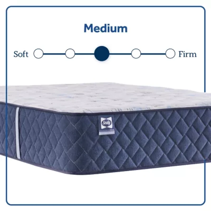 Sealy Wellmont 14.5" Medium Tight Top - Mattress + Box Spring