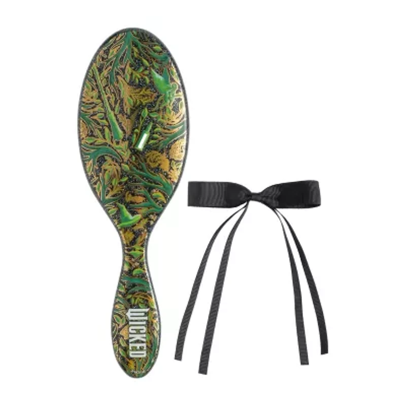 The Wet Brush Universal Wicked Elphaba Original Detangler & Bow 2-pc. Brush