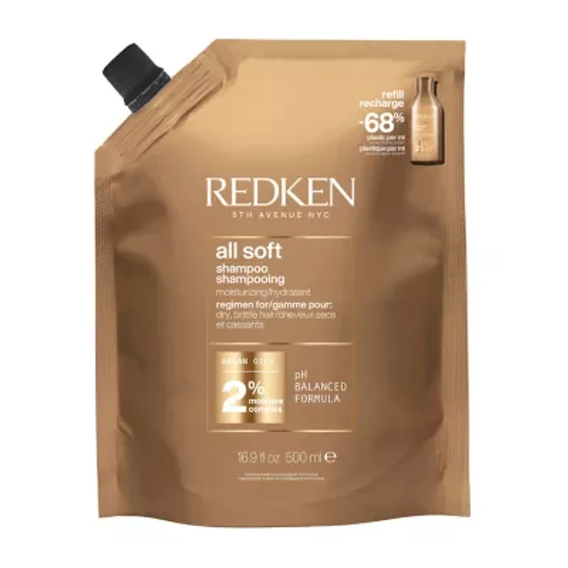 Redken All Soft Refill Shampoo 16.9 oz.