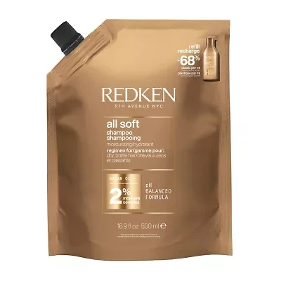 Redken All Soft Refill Shampoo 16.9 oz.