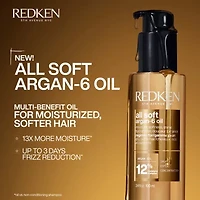 Redken All Soft Argan-6 Hair Oil 3.4 oz.