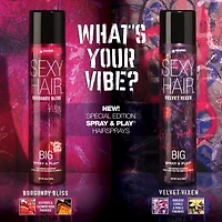 Sexy Hair Spray & Play Limited Edition-Burgundy Bliss Hair Spray 10 oz.