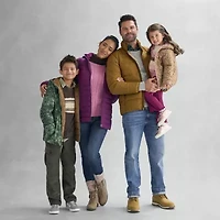 Okie Dokie Reversible Girls Water Resistant Midweight Puffer Jacket