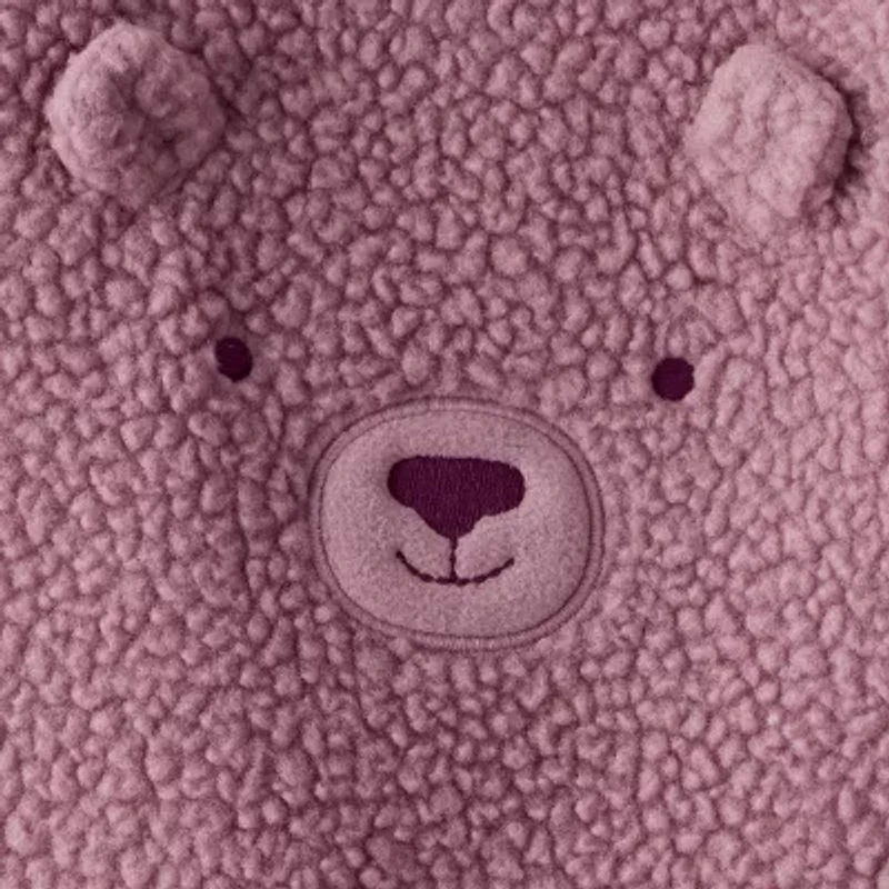 Carter's Baby Girls Round Neck Long Sleeve Microfleece 2-pc. Jumpsuit