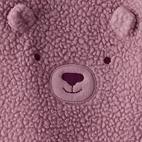 Carter's Baby Girls Round Neck Long Sleeve Microfleece 2-pc. Jumpsuit