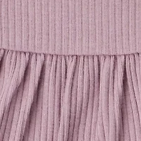 Carter's Baby Girls Round Neck Long Sleeve 3-pc. Bodysuit