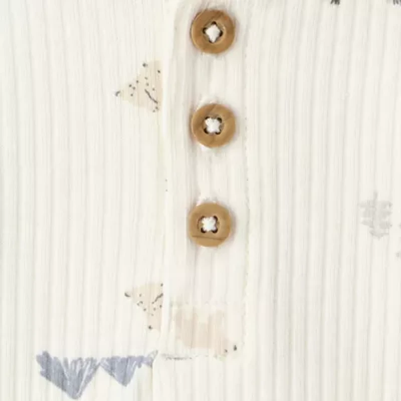 Carter's Baby Boys Round Neck Long Sleeve 3-pc. Bodysuit