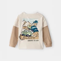 Carter's Toddler Boys Round Neck Long Sleeve T-Shirt