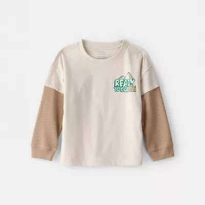 Carter's Toddler Boys Round Neck Long Sleeve T-Shirt