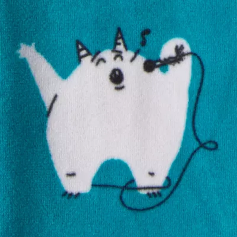 Carter's Toddler Boys Velour Round Neck Long Sleeve 2-pc. Pajama Sets