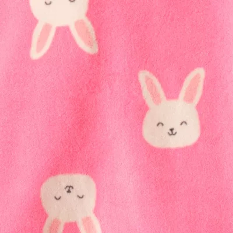 Carter's Toddler Girls Velour Round Neck Long Sleeve 2-pc. Pajama Sets