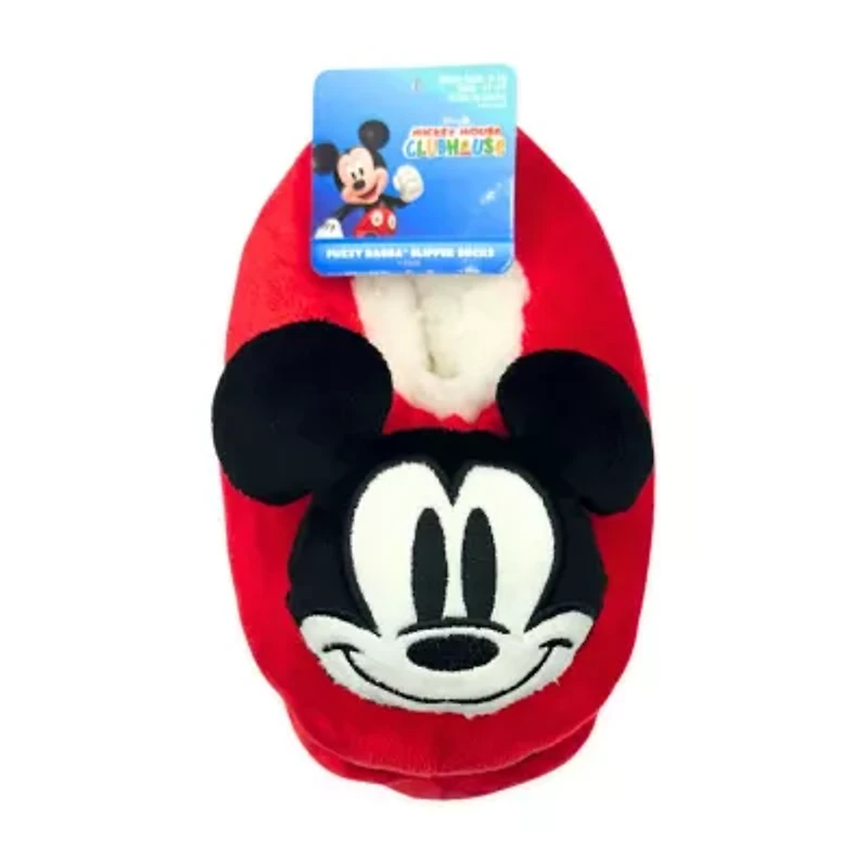 Toddler Boys Mickey Mouse Slip-On Slippers