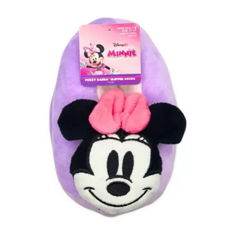Toddler Girls Minnie Mouse Slip-On Slippers