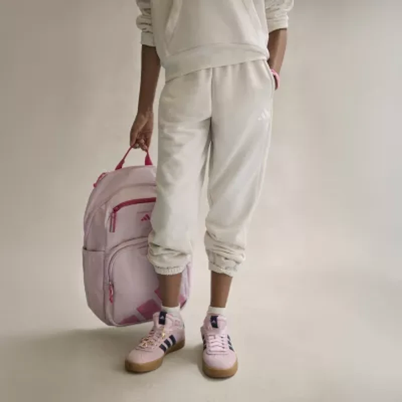 adidas Big Kid Girls Long Sleeve Fleece Active Hoodie