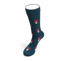 Happy Socks LITE Mushroom Mens 1 Pair Crew Socks