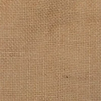 20'' Beige Burlap Mini Christmas Tree Skirt with Fleece Border