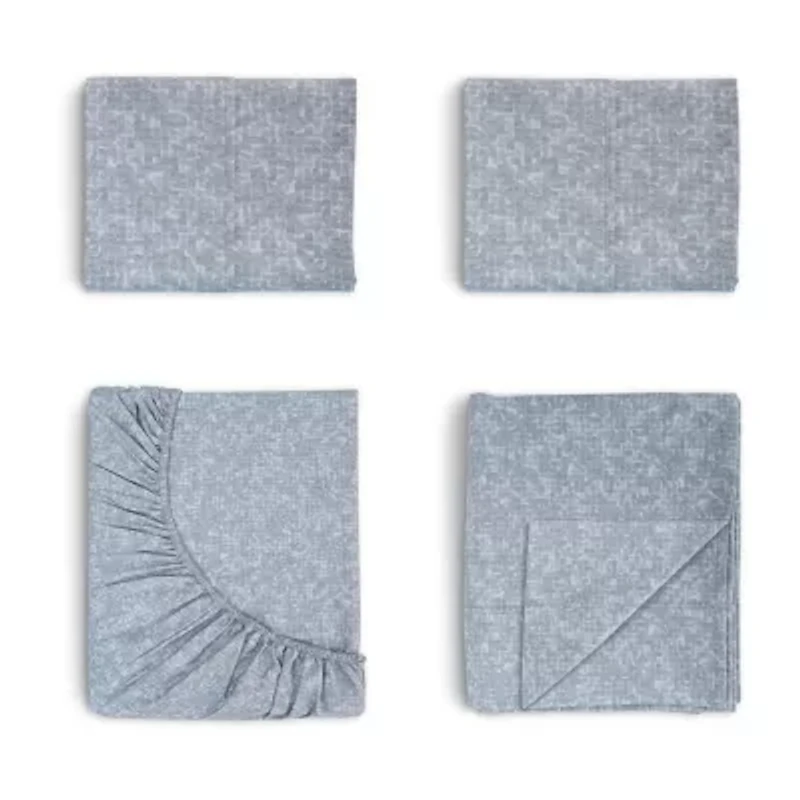 Martex Restore Echo Sheet Set 300tc Wrinkle Resistant Temperature Regulating