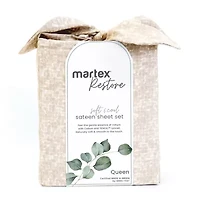 Martex Restore Echo 300tc Wrinkle Resistant Temperature Regulating Sheet Set