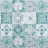 No 918 Genoa Mosaic 2-pc. Rod Pocket Window Tier