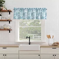 No 918 Genoa Mosaic 2-pc. Rod Pocket Window Tier